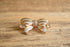 Bow Shaped Sterling Silver CZ Brooch